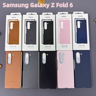Samsung Galaxy Z Fold 6 Fold6 Case High Quality PU Leather Cover Full Back Protective Shell For Gala