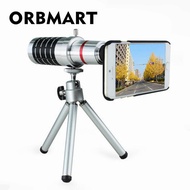 ORBMART 16X Optical Zoom Lens Camera Telescope With Mini Tripod For iPhone 5 5s 6 6s 6 6s Plus Mobile Phone Lenses
