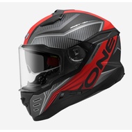 [ASTONE] MX800B BF7 Painted Style Full-Face Helmet Multi-Function Matchable Can Add Visor Matt Black