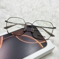 Metal frame glasses, titanium flexible frame (7103 - b90-52-18-145), titanium glasses, high quality 