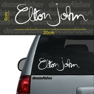 Elton John Band Music Stickers