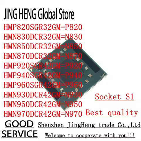 Phenom II P820 N830 N850 N870 P920 P940 HMP960SGR42GM P960 HMN930DCR42GM N930 N950 N970 CPU Socket S