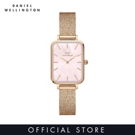 Daniel Wellington Quadro 20x26mm Pressed Melrose Rose gold Mother of Pearl Dial Watch - Watch for women - Womens watch - Fashion watch - DW Official - Authentic  นาฬิกา ผู้หญิง นาฬิกา ข้อมือผญ