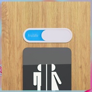 Toilet Door Sign Small Restroom in Use Available Slider Occupied and Vacant Signs Office Washroom Ba