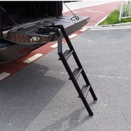 Universal tailgate rotary ladder suitable for pickup truck car rear door ladder tailgate folding lad