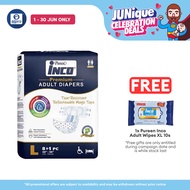 Pureen Inco Adult Diapers - Size L (9 Pcs)