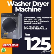 KHIND 2 IN 1 WASHER AND DRYER WITH DRY CLEANING FUNCTION