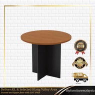 Round Conference Table 3ft/4ft  | Meeting Office Table | Meja Mesyuarat | Discussion Round Table