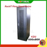 RackIT 19" 42U Standard 600x800 Floor Stand Server Rack - 42U Server Rack - 42U Rak Server