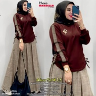 BIANCA KNITE SKIRT SET Skirt Set/ LatestWanita Skirt Set/ KniteWanita Skirt Set/ Beautiful, TrendyWa