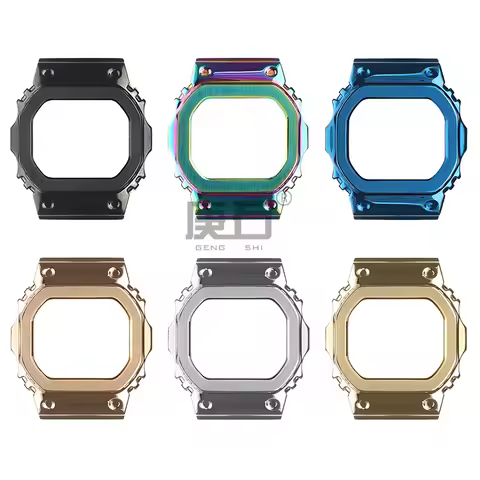 stainless steel metal case strap for Casio DW-5600 GW-5035 GW-B5600 DW-5600E DW-5600 DW-5600HR DW-56