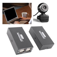 ilike USB Extender Ethernet Cat5e 6 7 RJ45 LAN with 4 2.0 Hub 262ft Over Single for OS X Android (US
