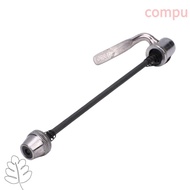 COMPU 2PCS Bike Trainer Quick Release Skewer, Steel Silver Quick Release Rear Wheel Skewer, Easy Ins