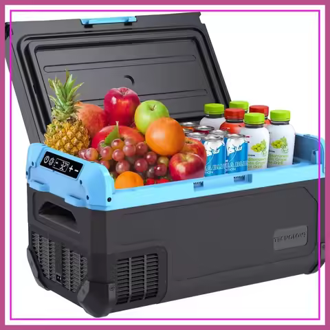 30L Car Refrigerator Freezer, 32QT Single Zone Portable Fridge, Fast Cooling, AC/DC, -4°F to 68°F, I