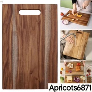 MXBEAUTY Ready Stock Rectangle Wooden Chopping Board With Handle / Cutting Board / Papan Pemotong Ka