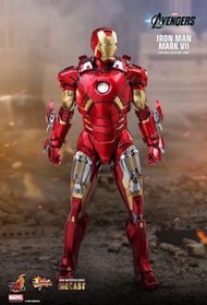 全新 現貨 啡盒未開 Hottoys Hot Toys ironman Ironman Mark 7 Mark VII Diecast 合金 動漫節會場特別版 with Bonus (MMS500D2