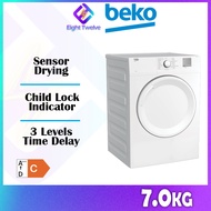 7KG BEKO Air Vented Tumble Dryer Mesin Pengering | DTGV7001W