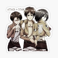 Attack On Titan Anime Cartoon Stickers v1