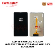 LCD+TS SAMSUNG X115/X110 (GALAXY TAB A9 LTE/TAB A9 WIFI 8.7") BLACK OEM