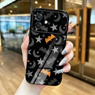Case hp for OPPO A3 4G A3 5G A3X 4G A3X 5G Bat & HalloweenBINTANG Case Doff Cesing Love Frame 3D Sof