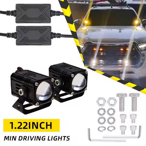 Senlo X1plus New 12V Led High Power Lens Dual Color 360° Degree Motor Headlamp LED Working Fog Light