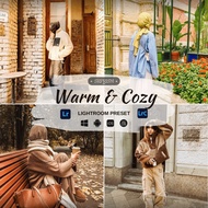 Warm & Cozy | Preset Lightroom Viral | Mobile & Desktop | Aesthetic Presets | Instant Download | Lig