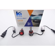 [3 Year Warranty ] K9 LED Bulb 6500k H1 H3 H4 H7 H11 9006 waterproof