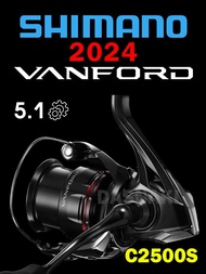 SHIMANO | 2024 SHIMANO VANFORD Spinning Fishing Reel 1000/2500/C3000HG/4000XG/5000XG 7+1BB metal Spo