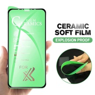 [RO ACC] CERAMIC TEMPERED GLASS FILM FULL ANTI SHOCK REALME C1/C2C3/X/X LITE/XT/U1X2 PRO/X3