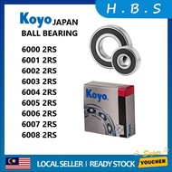 KOYO JAPAN BALL BEARING 2RS [ 6000 / 6001 / 6002 / 6003 / 6004 / 6005 / 6006 / 6007 / 6008 ] 100% OR