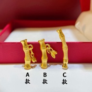 916 Bamboo Small Leaf Bracelet Gold New Bracelet Small Leaf Pendant gold 916