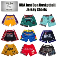 BASKETBALL JUST DON SHORTS PATCH EMBROIDERY