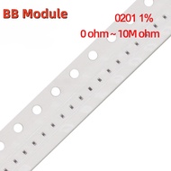 100 Pcs 1% 0201 SMD Resistors 0R-10M 1/20W 1 10 150 220 330 Om 1K 2.2K 4.7K 10K 1R 10R 150R 220R 330