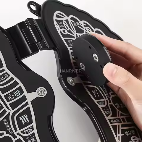 Rechargeable mini foot massager foot pad EMS portable pulse household foot relaxing massager