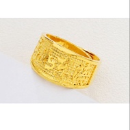 Preorder 8 designs 24k quality gold plated adjustable ring lucky ring