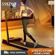 Syezyo Treadmill Desk Home Indoor Mini-folding Models Fitness Special Silent Electric Flat Walker Treadmills Steppers And Bikes SY083