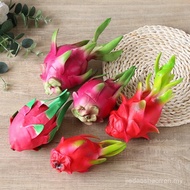Simulation Dragon Fruit Model Fake Fruit Foam Weighted Red Dragon Fruit Plastic Dragon Fruit Shootin