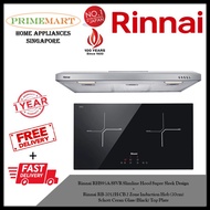 Rinnai RH-S95A-SSVR Slimline Hood + Rinnai RB-7012H-CB 2 Zone Induction Hob (70cm) *BUNDLE DEAL - FREE DELIVERY