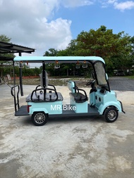 ส่งฟรี สี่ล้อไฟฟ้านั่งได้ 6-8 ท่าน รุ่น Big XT 1800W แบต 72V 20Ah (พวงมาลัยซ้าย) คันเร่งเท้าเบรคเท้า