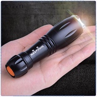 Eigell Black Handheld Flashlight Fluorescent Detection Light 365nm Wavelength Comfortable Grip 10.2x