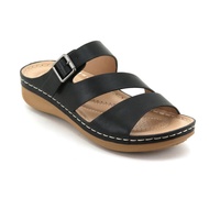 Bata comfit women black sandal 561-6326