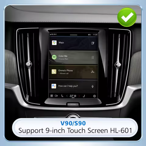 Hualingan wireless Apple CarPlay Android Auto module car AI box for Volvo XC60 XC90 XC40 S60 V60 C40