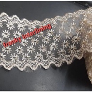 STAR TILE LACE 5 to 7cm WIDTH PRICE PER ROLL CONTENTS 15 YARDS