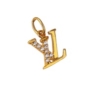 Liontin el vi kadar 875 20 karat bandul mata kalung liontin emas