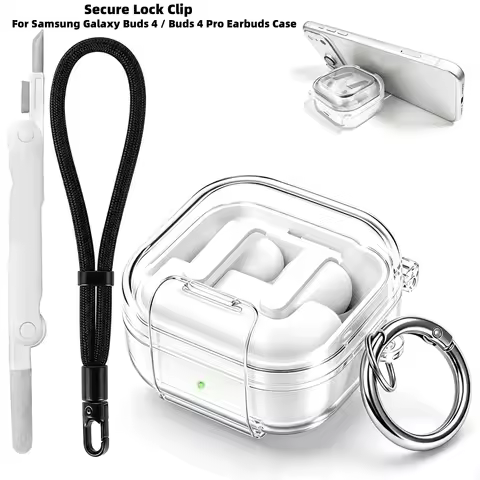 2026 for Samsung Galaxy Buds 4 Pro Buds 4 Case Buzz 4 Pro Buds 4 Pro Earbuds Cover Clear Protective 