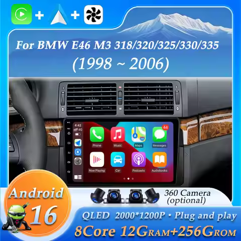 Accessories GPS Navi for BMW E46 M3 318/320/325/330/335 1998 - 2006 Car Radio Audio Video Wireless C