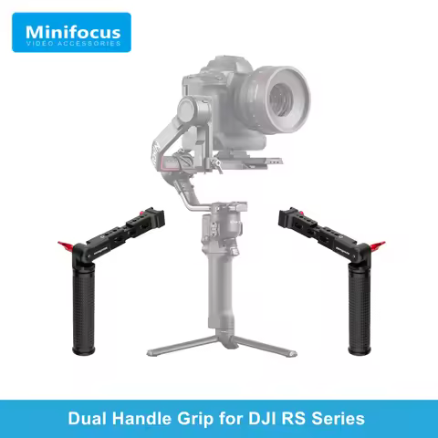 Ronin RS2 RS3 RSC2 Dual Handle Grip Stand Handgrip for DJI RS 2 3 4 RSC 2 RS4 RS3 Pro Extension Hand
