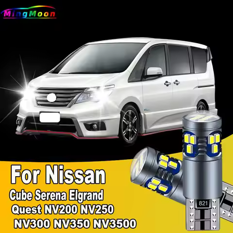 2Pcs T10 For Nissan Elgrand E50 E51 E52 Cube Z11 Z12 Serena C25 C26 C27 Quest NV200 NV250 NV300 NV35