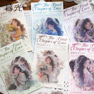 (1ED) transparent sticker beautifulWanita flower bouquet beautiful flower bouquet journalingGirl