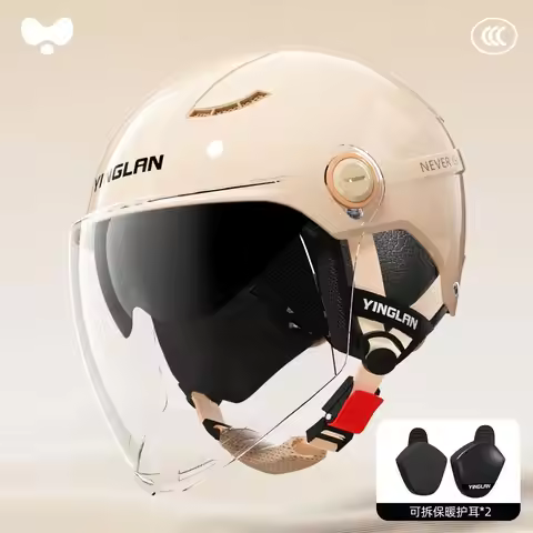 Motorcycle Helmet Woman Cute High Value Four-season Universal Half Helmet Summer Day Sun Protection 